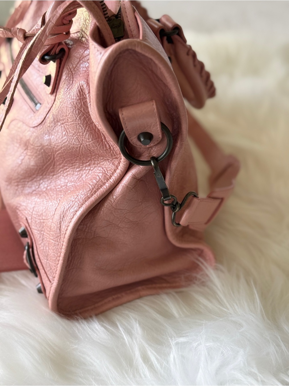 Pink Balenciaga Medium City Bag - Picture 7 of 15
